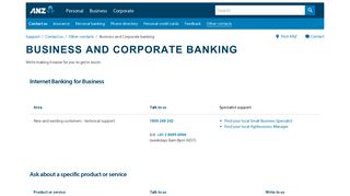 Business and Corporate banking | ANZ