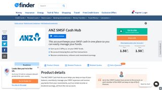 ANZ SMSF Cash Hub Account | finder.com.au