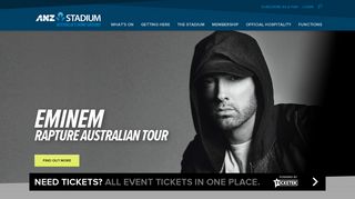 ANZ Stadium - Sports, Entertainment & Events Venue Sydney - ANZ ...