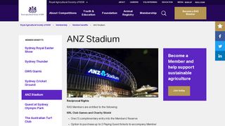 ANZ Stadium - Royal Agricultural Society of NSW