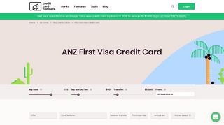 ANZ First Visa Credit Card | Review & Apply Online