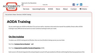 AODA Training – Accessibility Ontario