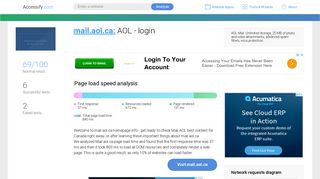 Access mail.aol.ca. AOL - login