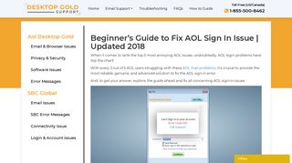 Guide to Fix AOL Login Problems | Updated 2018 | 1-855-500-8462