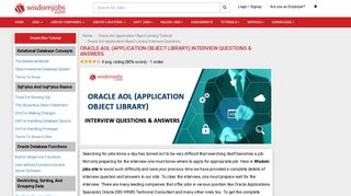 Top 250+ Oracle AOL (Application Object Library) Interview Questions ...