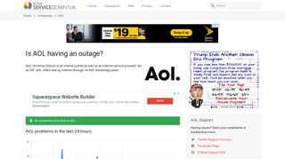 AOL outage or service down? Current problems and outages - Is The ...