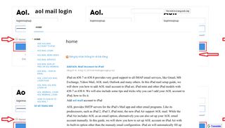 aol mail login - Google Sites