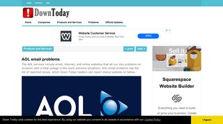 AOL email problems | Down Today