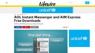 Where to Download AOL Instant Messenger and AIM Express - Lifewire