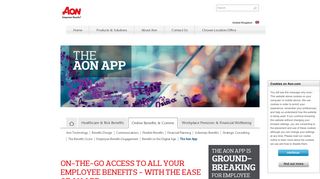 The Aon App | Employee Benefits | Aon UK