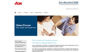 Claims | Aon BenefitsCARE