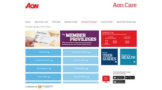 Member Privileges | Aon Care