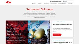 Retirement Solutions | Aon