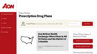 Prescription Drug Plans | Aon Retiree Health Exchange