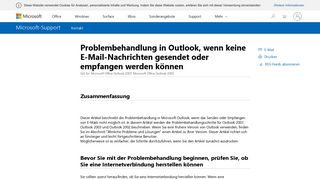 Problembehandlung in Outlook, wenn keine E-Mail-Nachrichten ...