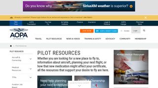Pilot Resources - AOPA