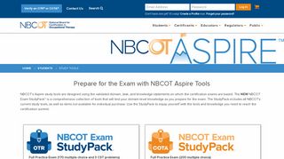 Study Tools - nbcot