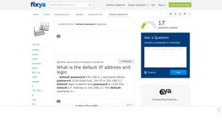 Symbol AP-5131 Default password - Questions (with Pictures) - Fixya