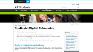 Studio Art Digital Submission - AP Students - The College Board