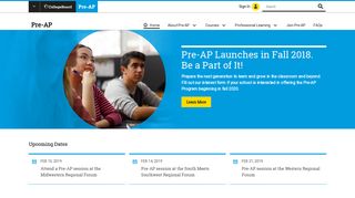 Welcome to Pre-AP – The College Board