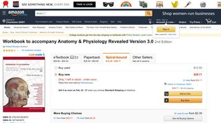 Workbook to accompany Anatomy & Physiology Revealed Version 3.0 ...