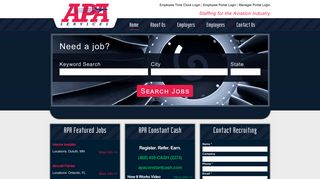APA Services | Staffing for the Aviation Industry