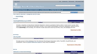 Research Databases - Old Dominion University Libraries - Library ...