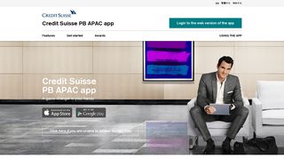 Credit Suisse PB APAC app