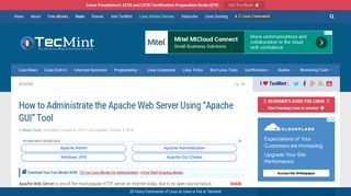 How to Administrate the Apache Web Server Using 