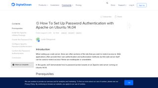 How To Set Up Password Authentication with Apache on Ubuntu ...