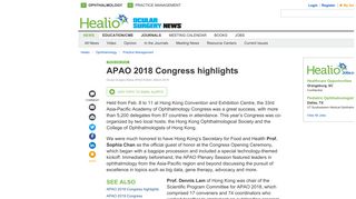 APAO 2018 Congress highlights - Healio