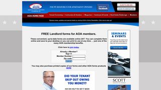 FREE Landlord forms for AOA members. - Apartment Owners ...