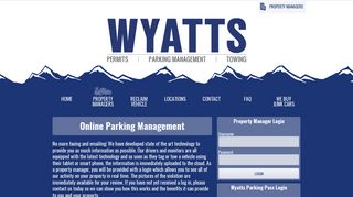 Property Manager LOGIN - Wyatts Towing