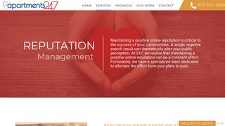 Online Reputation Management - Apartments247 : Apartment Website ...