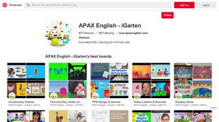 APAX English - iGarten (ApaxiGarten) on Pinterest