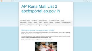 AP Runa Mafi List 2 apcbsportal.ap.gov.in