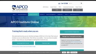 Institute Online | APCO International