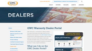 GWC Warranty | Dealer Portal