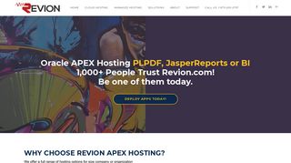 Oracle APEX Hosting by Revion.com - Cloud based hosting provider