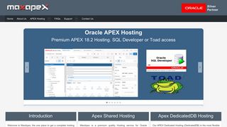 MaxApex: Best Oracle APEX Cloud Hosting
