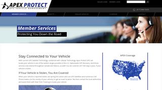 Member Services | APEX Protect GPS
