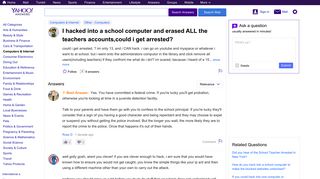 i hacked into a school computer and erased ALL the teachers ...