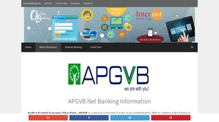 APGVB Internet Banking information and login guidelines.