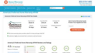 America's Preferred Home Warranty-APHW - HomeWarrantyReviews ...