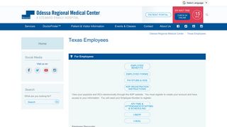 Texas Employees: Odessa Regional Medical Center | Steward ...