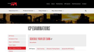 API | ICP Examinations