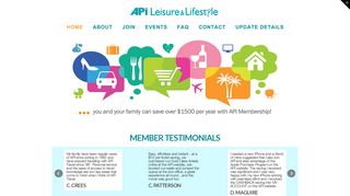API Membership | Leisure & Lifestyle