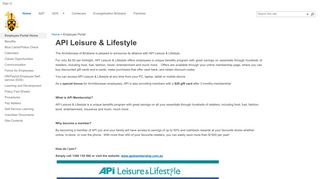 API Leisure & Lifestyle - Archdiocese of Brisbane