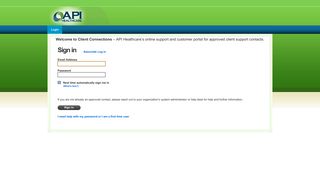 API Healthcare Authentication Portal