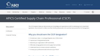 APICS Certified Supply Chain Professional (CSCP) - Australasian ...